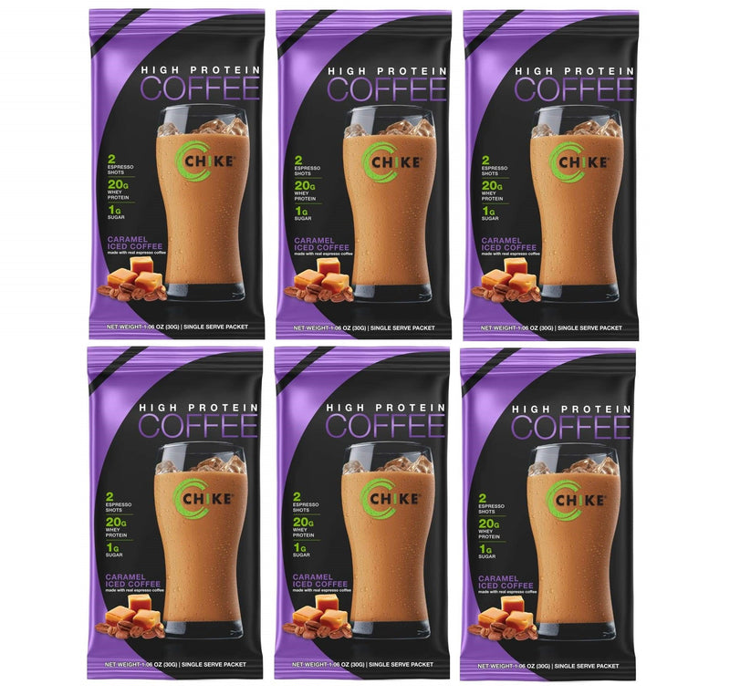 Chike Nutrition High Protein Iced Coffee Single Packets - Available in 8 Flavors! 