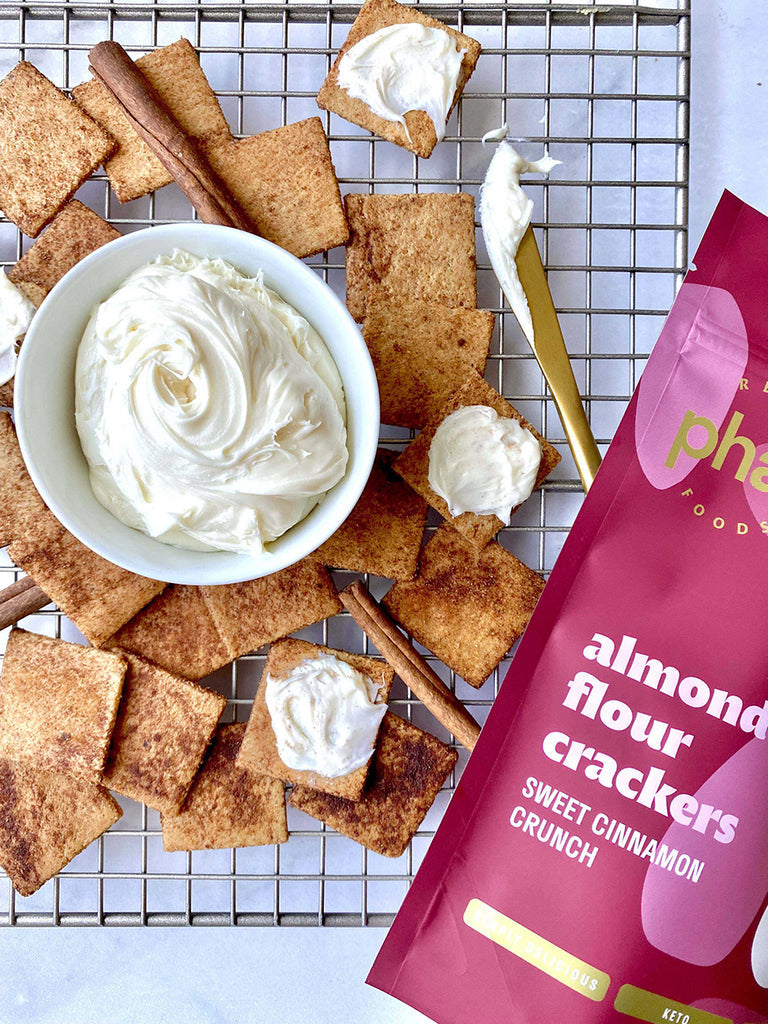 Almond Flour Crackers by Real Phat Foods (4.5 oz)