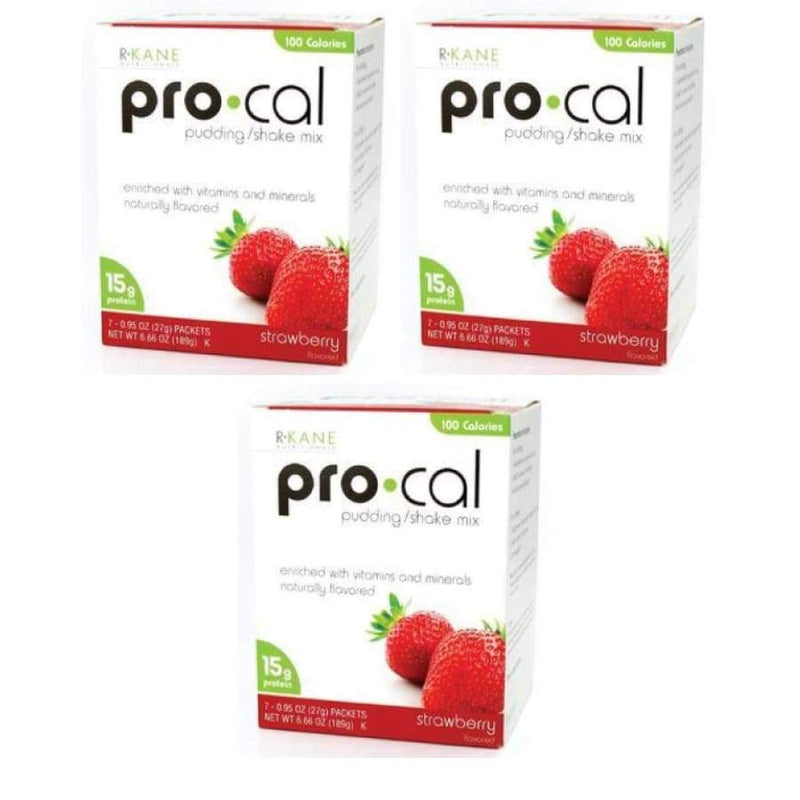 R-Kane Nutritionals Pro-Cal High Protein Shake or Pudding - Strawberry 