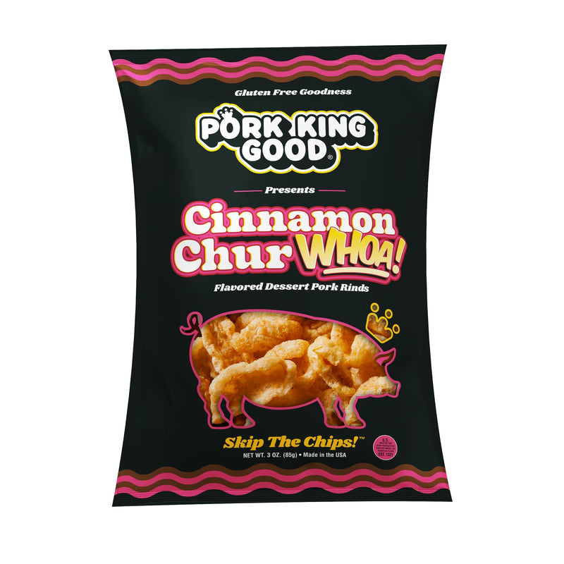 Pork King Good Flavored Dessert Pork Rinds, 3 oz