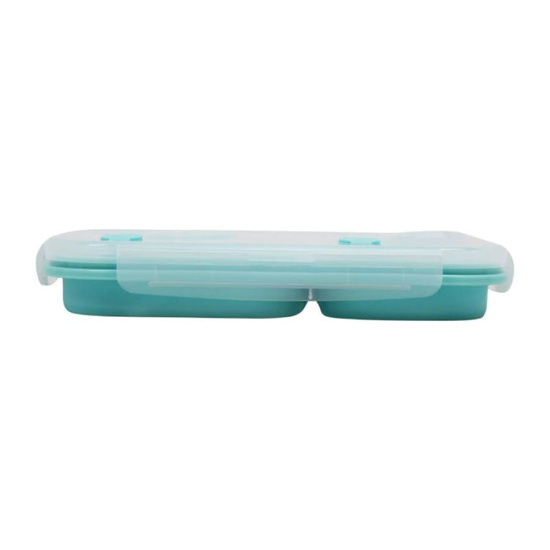 Portion Control Bento Lunch Box, Storage Container & Plate by BariatricPal - Collapsible, Leak-Proof & Available in 2 Colors! 