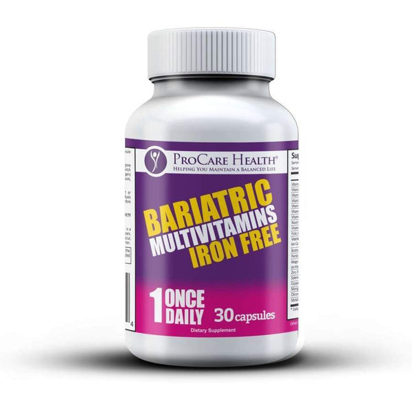 ProCare Health "1 per Day!" Bariatric Multivitamin Capsule - Iron Free 