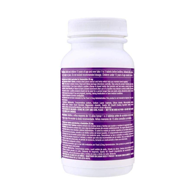 Prunelax Ciruelax Natural Laxative - Maximum Relief Coated Tablets (100ct) 
