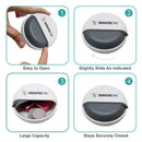 Round Locking Travel Pill Organizer by BariatricPal 