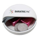 Round Locking Travel Pill Organizer by BariatricPal 