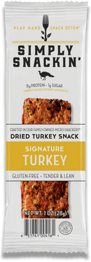 Simply Snackin' Dried Turkey Snack - Signature Turkey