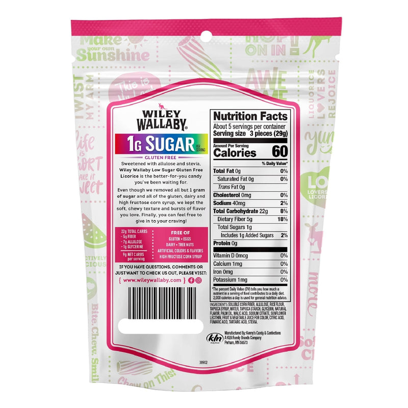 Wiley Wallaby Low Sugar Licorice 5.5 oz